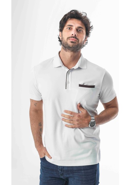 Polo Yaka Düğmeli Cepli Erkek T-SHIRT-6274 fiyatları