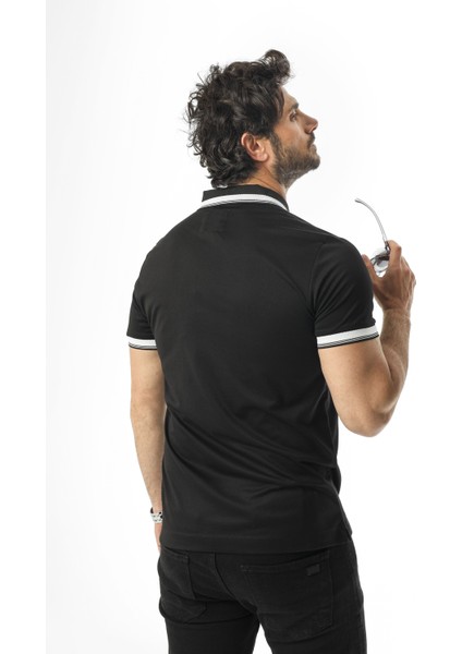 Büyük Beden Polo Yaka Cepli Yakası Çıtçıtlı T-SHIRT-6317 modelleri