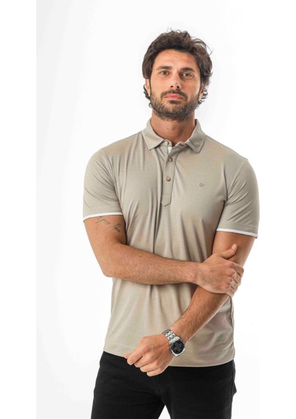 Büyük Beden Regular Fit Polo Yaka Düğmeli T-SHIRT-6321 fiyatları