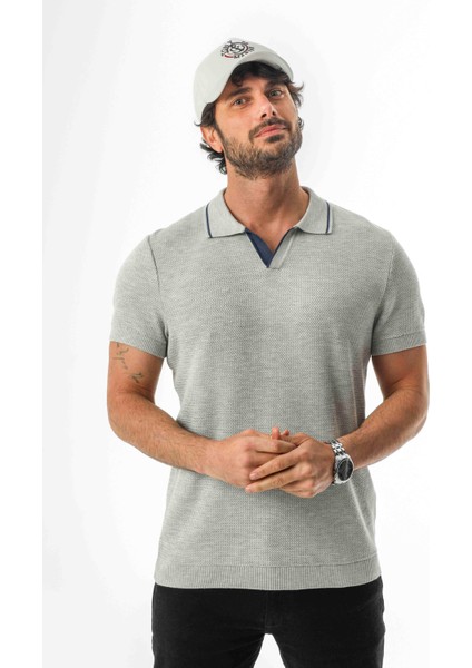 Polo Yaka Regular Fit Örme Triko T-SHIRT-TY-1310 fiyatları
