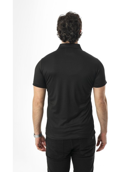 Polo Yaka Düğmeli Cepli Düz Renk T-SHIRT-6288 modelleri