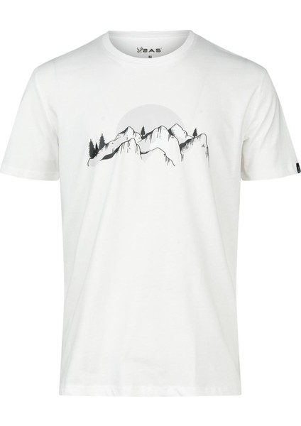 Alex Baskılı Erkek Sıfır Yaka T-Shirt