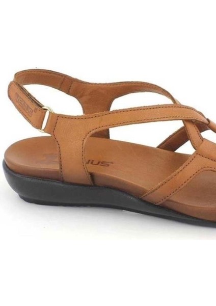 Venüs 206y Kadın Günlük Ultra Comfort Deri Sandalet