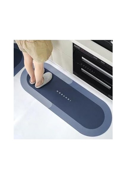 Toptan Sihirli Paspas Banyo Paspası Su Emici Mutfak Koridor Paspas Kaymaz Tabanlı 40CM - 120CM Yuvarlak