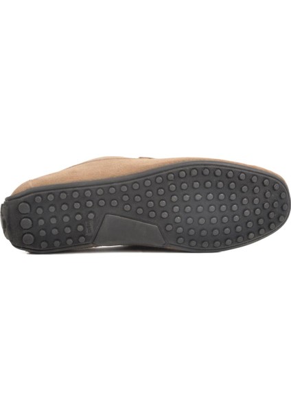 Komcero Welfare 2Y0274-163 M Bej Süet Hakiki Deri Erkek Loafer