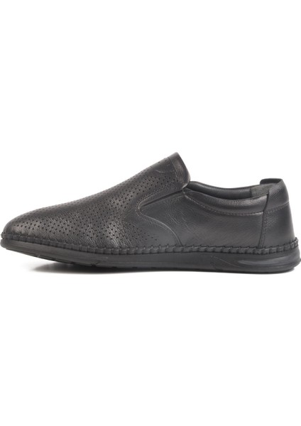 LO0419-106 M Siyah Hakiki Deri Erkek Yazlık Günlük Ayakkabı fiyatları
