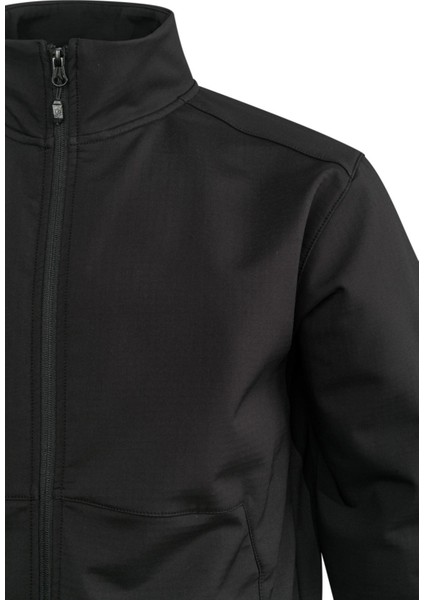 Samuel Erkek Softshell Kareli Ceket Siyah