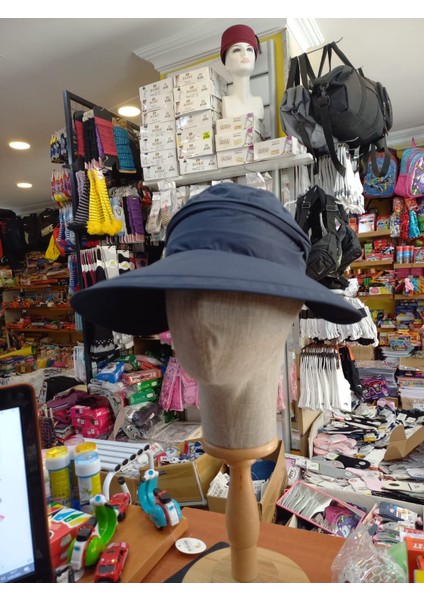 Salarticaret Kadın Vizör Şapka Ayarlanabilir Lacivert fiyatları