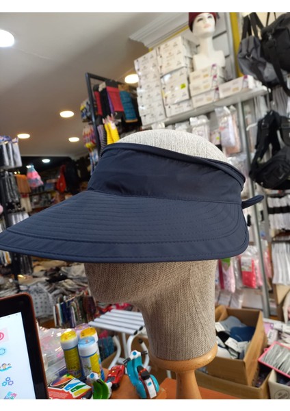 Salarticaret Kadın Vizör Şapka Ayarlanabilir Lacivert modelleri