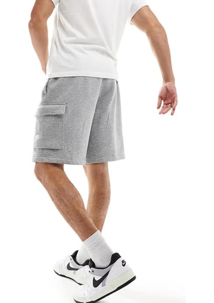 Sportswear Men's Clup Cargo Short Erkek Şardonlu Spor Şort Gri fırsatları