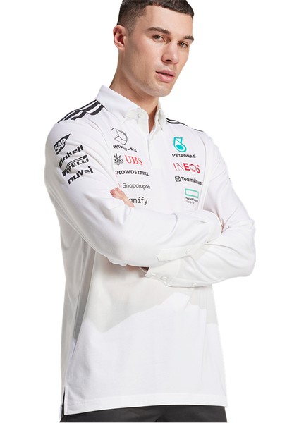 Performance JX0757 MERCEDES - AMG PETRONAS FORMULA ONE TEAM POLO LONG SLEEVE