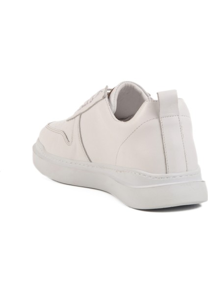Beyaz Deri Erkek Sneaker Premium 412 M fırsatları