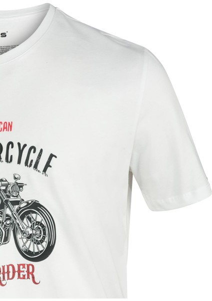 Alex Baskılı Erkek Sıfır Yaka T-Shirt modelleri