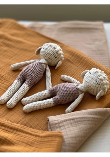 Amigurumi Kuzucuk Uyku Arkadaşı Bebek Çocuk