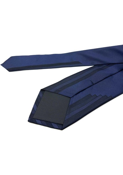 Nuns Style Lacivert Motif Desen Italyan Ipek Kravat İK1919 modelleri