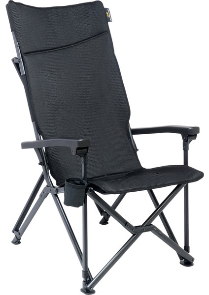 Barry Xxl Comfort+ Black Edition Yüksek Konforlu Kamp Sandalyesi