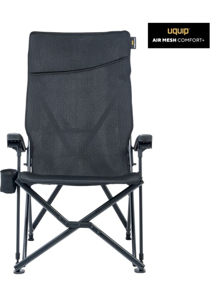 Barry Xxl Comfort+ Black Edition Yüksek Konforlu Kamp Sandalyesi