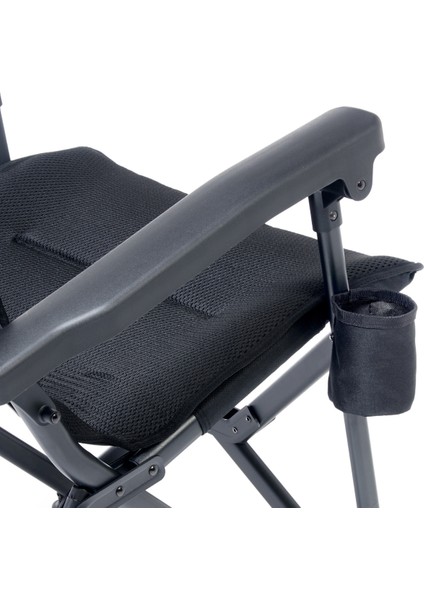 Barry Xxl Comfort+ Black Edition Yüksek Konforlu Kamp Sandalyesi