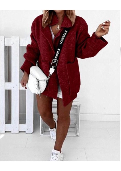 Geniş Cep Tasarımlı Hırka