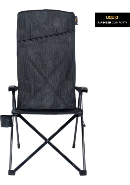 Justy Xl Comfort+ Black Edition 3 Pozisyonlu Konforlu Kamp Sandalyesi