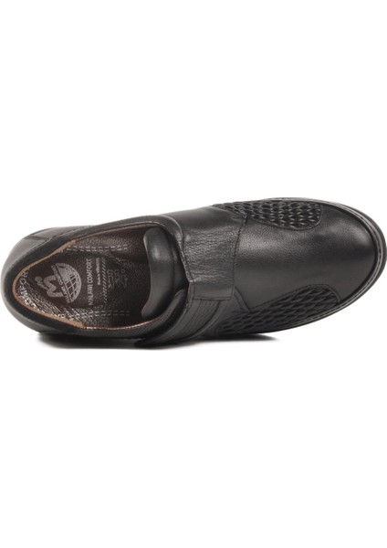 42633 Z Siyah Deri Kadın Günlük Ayakkabı fırsatları