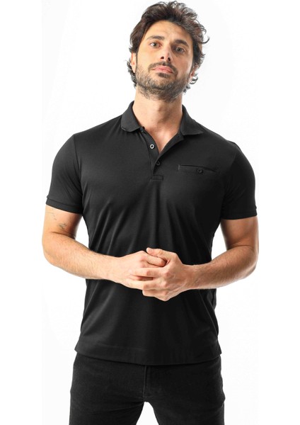Polo Yaka Cepli Arkası Arma Detaylı Erkek T-SHIRT-6273 fiyatları