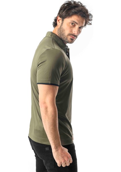 Büyük Beden Regular Fit Polo Yaka Düğmeli T-SHIRT-6321 modelleri