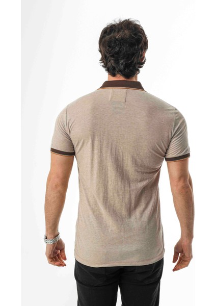 Polo Yaka Düğmeli Cepli Viskon Kumaş Erkek T-SHIRT-AR-1009 modelleri