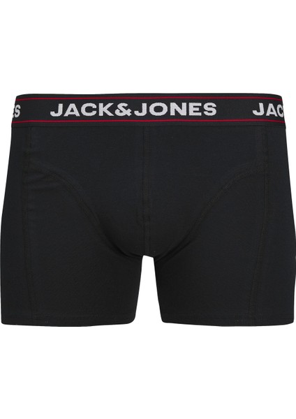 Jack Jones Erkek 3 Lü Siyah Renkli Kemer Pamuklu Boxer 12286183 modelleri