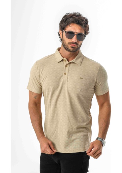 Polo Yaka Düğmeli Erkek Keten T-SHIRT-KT-1001 fiyatları