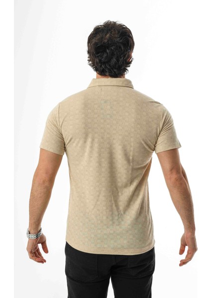 Polo Yaka Düğmeli Erkek Keten T-SHIRT-KT-1001 indirimleri