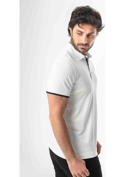 Büyük Beden Regular Fit Polo Yaka Düğmeli T-SHIRT-6321 modelleri