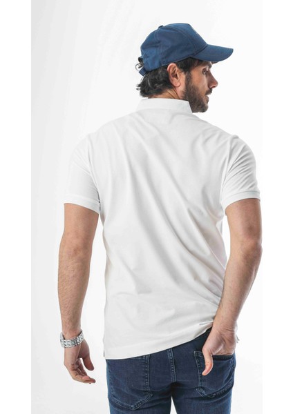 Büyük Beden Regular Fit Polo Yaka Cepli Baskılı T-SHIRT-PL-3458 modelleri