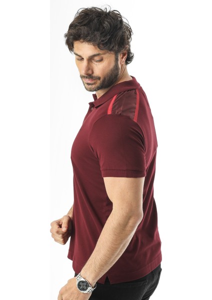 Büyük Beden Polo Yaka Omuz Detaylı Düğmeli T-SHIRT-PL-3456 modelleri