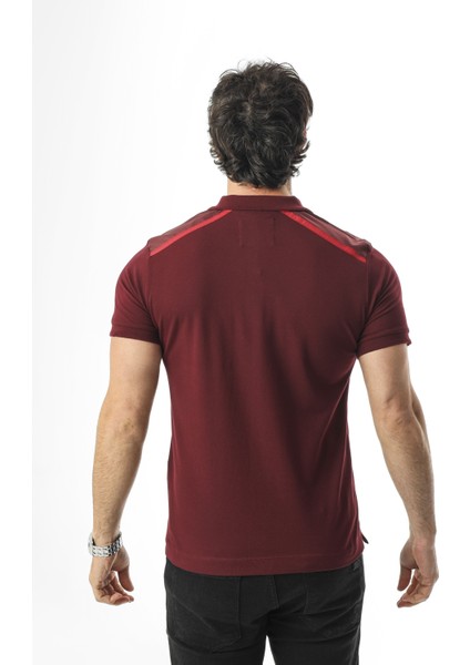 Büyük Beden Polo Yaka Omuz Detaylı Düğmeli T-SHIRT-PL-3456 fırsatları