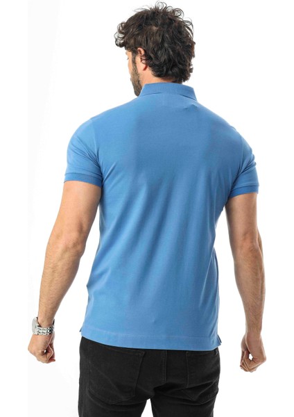 Büyük Beden Regular Fit Polo Yaka Cepli Baskılı T-SHIRT-PL-3458 indirimleri