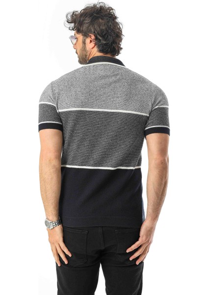 Luxury Tech Polo Yaka Yarım Fermuarlı Örme Triko T-SHIRT-TCY-1026 indirimleri