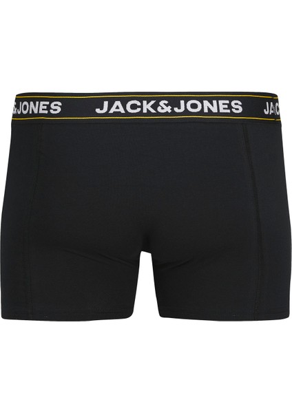 Jack Jones Erkek 3 Lü Siyah Renkli Kemer Pamuklu Boxer 12286183 fırsatları