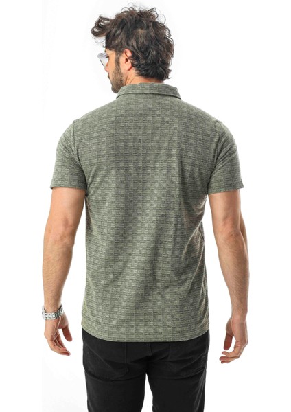 Polo Yaka Düğmeli Erkek Keten T-SHIRT-KT-1001 fırsatları