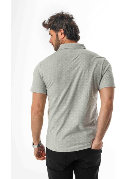 Polo Yaka Düğmeli Erkek Keten T-SHIRT-KT-1001 modelleri