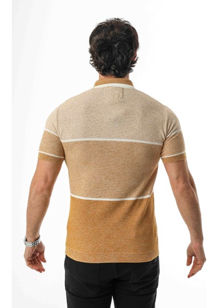 Luxury Tech Polo Yaka Yarım Fermuarlı Örme Triko T-SHIRT-TCY-1026 indirimleri