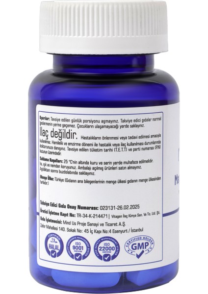Magnezyum Sitrat 30 Tablet