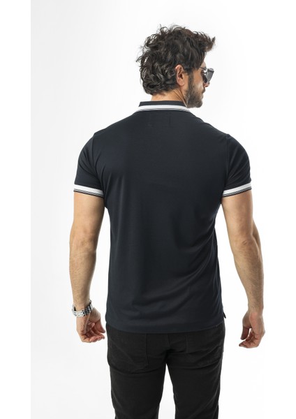 Cepli Polo Yaka Çıtçıtlı Kol Ucu Triko Detaylı T-SHIRT-6286 modelleri