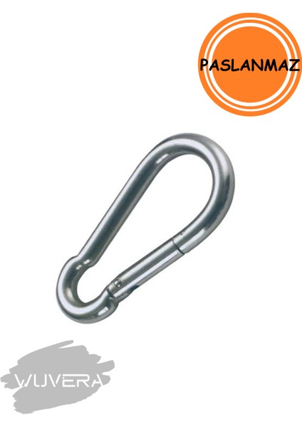 4 Numara Yaylı Karabina – Hafif ve Pratik Taşıma Kancası