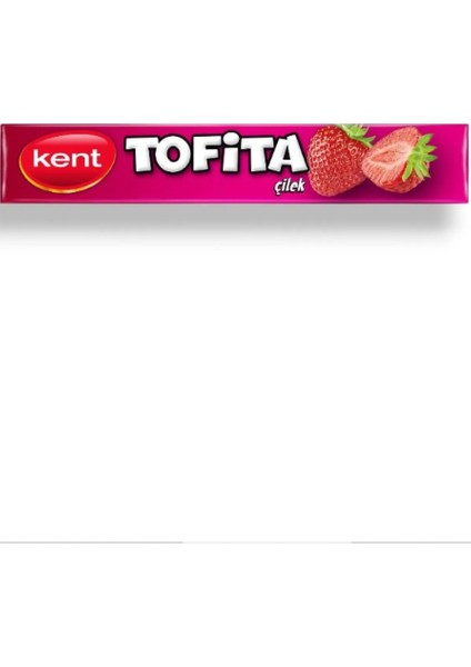 Tofita Çilek Aromalı Yumuşak Şeker 47 gr 12'li