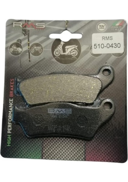 Yamaha Yzf R125 2013 ve Öncesi Ön Fren Balata Rms (Made In Italy)
