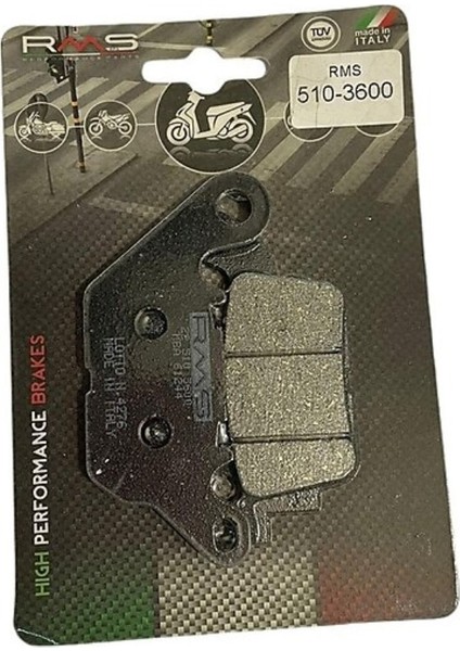 Yamaha Nmax 155 Ön Fren Balata Rms (Made In Italy)
