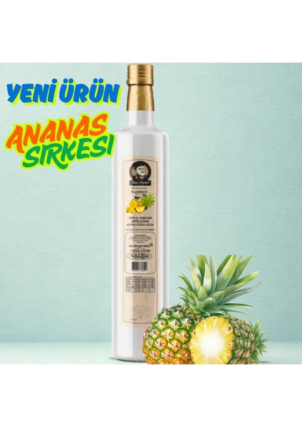 3lü Avantaj Sirke Paketi(Enginar Ananas Gül Sirkesi 500ml Cam Şişe) fırsatları