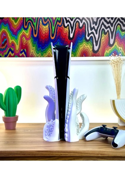 Ps5 Slim Playstation 5 Slim CD Disk Versiyon Uyumlu Ahtapot Dikey Tentacle Vertical Stand fırsatları