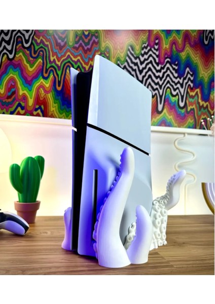 Ps5 Slim Playstation 5 Slim CD Disk Versiyon Uyumlu Ahtapot Dikey Tentacle Vertical Stand indirimleri